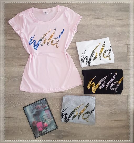 Μπλούζα με τύπωμα "Wild"